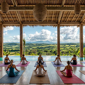 A professional rider on a horse